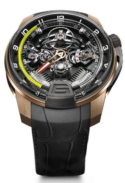 Replica HYT H2 black-dlc-pink-gold 248-DG-00-GF-AB watch Price